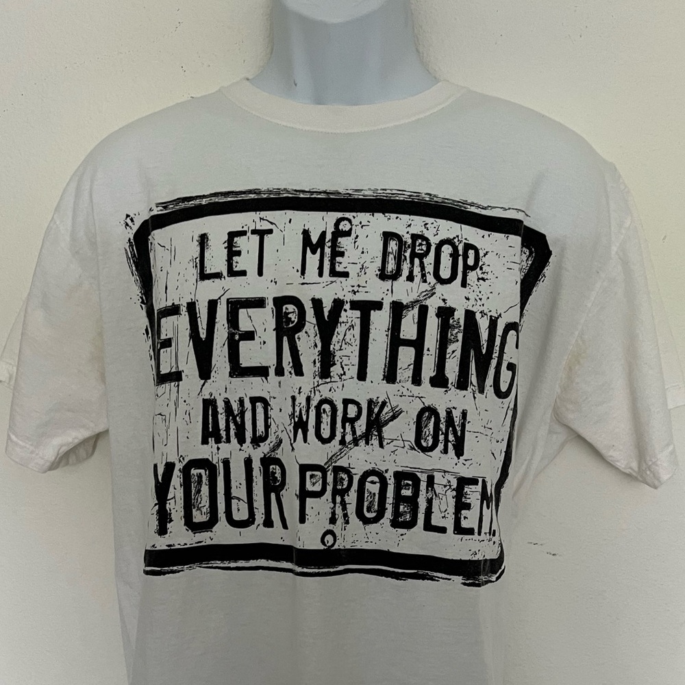Fun Large T-shirt next to new